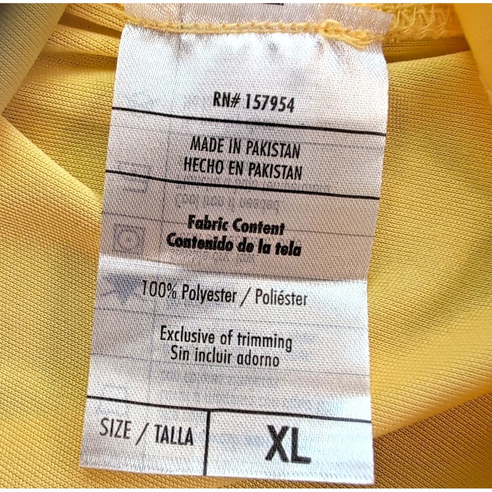 Nautica Angler OTF Men's XL Shirt Yellow Quick Dry Fishing UPF 50+ Ultracool New - Picture 8 of 10